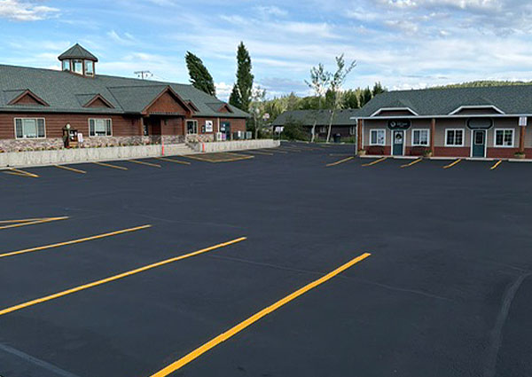 Concrete landscaping border & edging in Kalispel Montana Flathead Valley