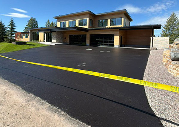 Concrete landscaping border & edging in Kalispel Montana Flathead Valley