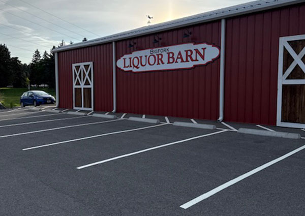 Concrete landscaping border & edging in Kalispel Montana Flathead Valley